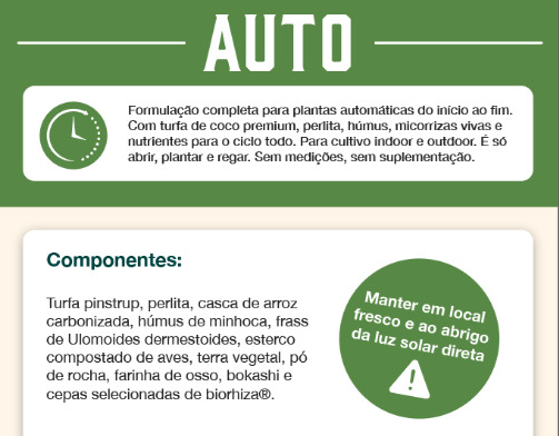 Rhiza Auto - Substrato para Plantas Automáticas